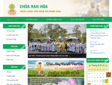 Tablet Screenshot of chuanamhoa.com